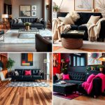 22 Living Room Ideas Featuring Bold Black Couch Designs