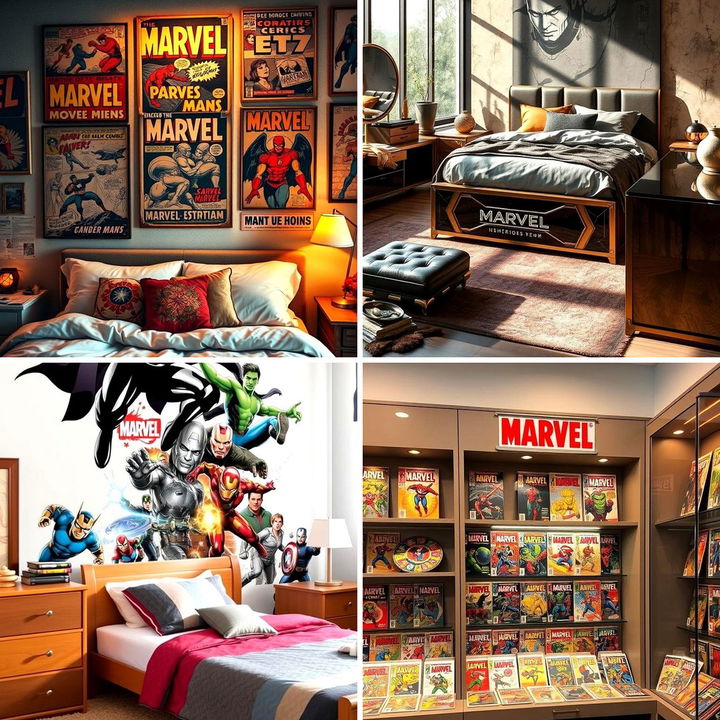 22 Marvel Bedroom Ideas: Superhero Themes for Kids - Lost At E Minor