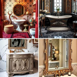 22 Maximalist Bathroom Ideas Opulent Tiles and Bold Accents