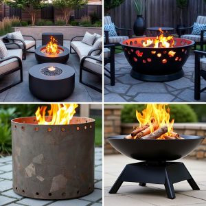 22 Metal Fire Pit Ideas for Modern Outdoor Gatherings