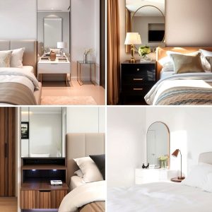 22 Mirror Behind Nightstand Ideas for Bedroom Sophistication