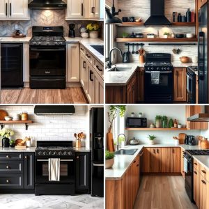 22 Modern Kitchens With Black Appliances Bold Contrast Ideas