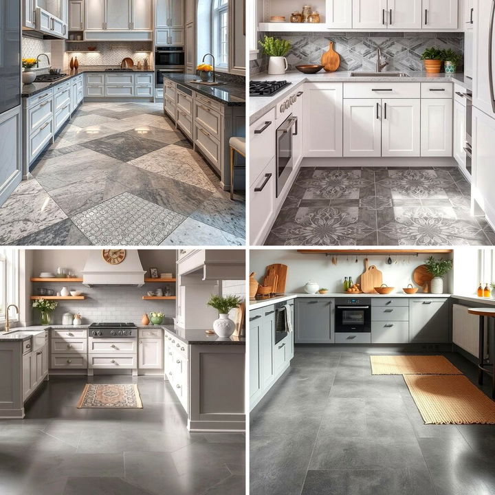 22 Modern Kitchens With Sleek Grey Flooring Ideas - Lost At E Minor