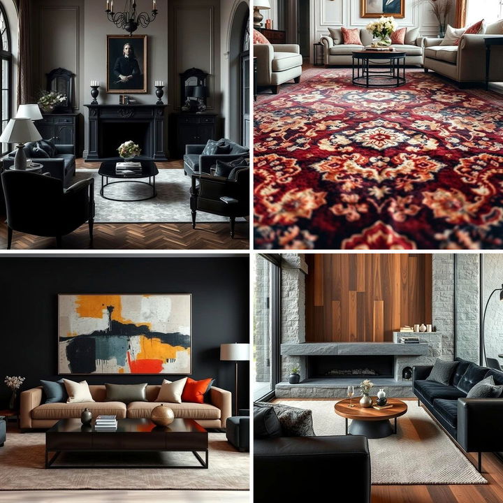 22 Moody Living Room Designs for a Cozy Ambiance - Lost At E Minor