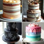 22 Naked & Semi-Naked Wedding Cake Design Inspirations
