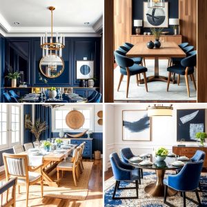 22 Navy Blue Dining Room Ideas for Elegant Entertaining Spaces
