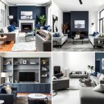 22 Navy Blue & Grey Living Room Ideas for Sophisticated Style