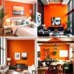 22 Orange Accent Wall Ideas for Bold Interior Designs