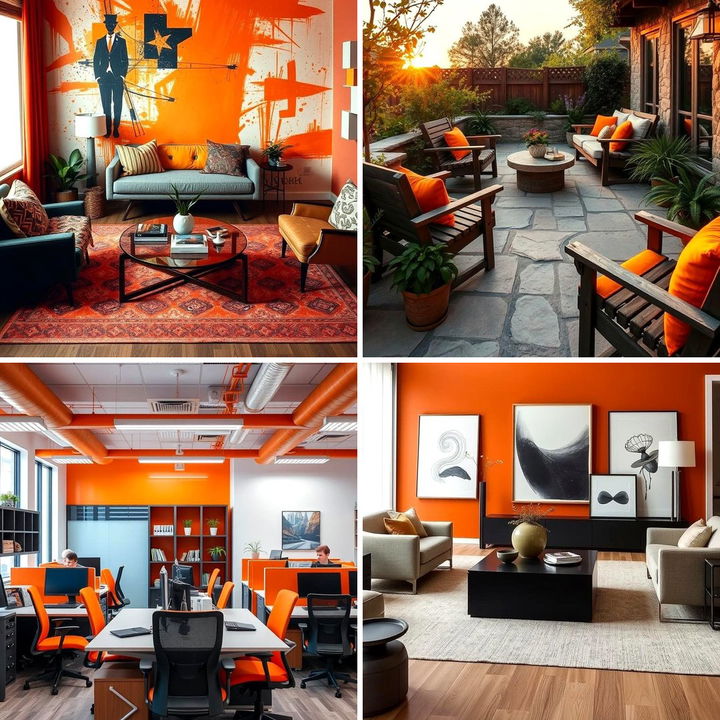 22 Orange Room Design Ideas for Vibrant Modern Spaces - Lost At E Minor