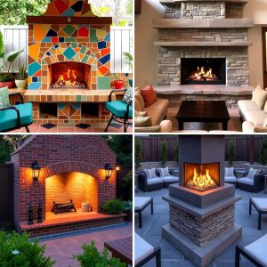 22 Outdoor Fireplace Ideas to Warm Your Gatherings