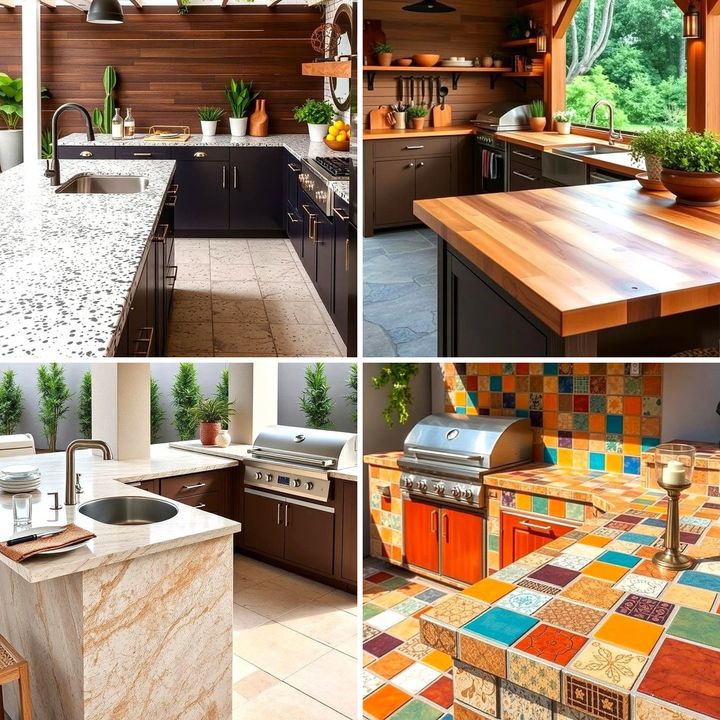 22 Outdoor Kitchen Countertop Materials for All Climates - Lost At E Minor