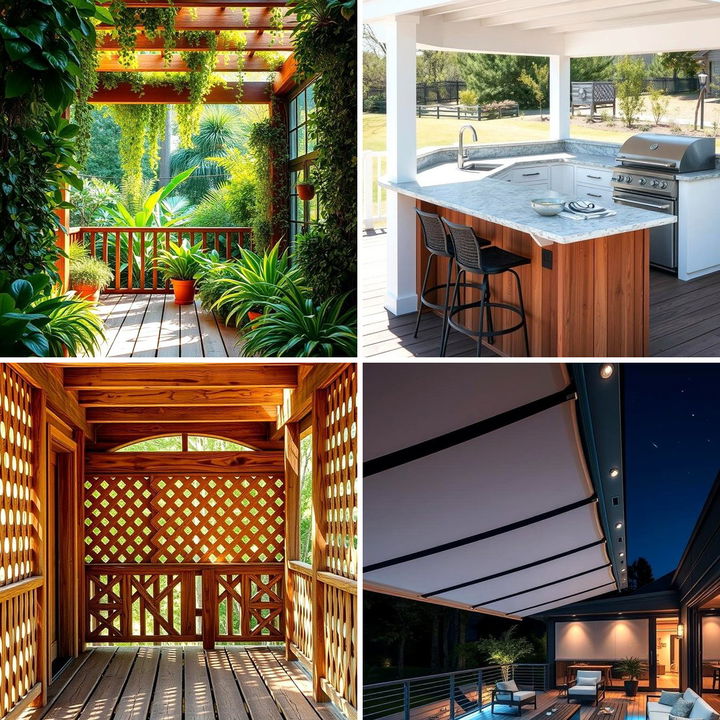 22 Partially Covered Deck Ideas for Shade and Versatility - Lost At E Minor