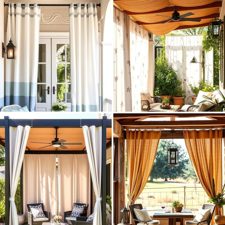 22 Patio Curtain Ideas to Add Privacy and Style Outdoors - Lost At E Minor