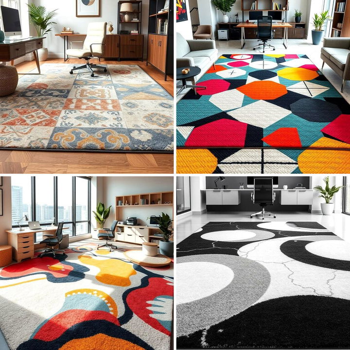 22 Perfect Office Rug Ideas to Define Workspace Areas - Lost At E Minor