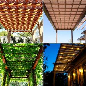 22 Pergola Roof Ideas for Weather-Resistant Outdoor Structures