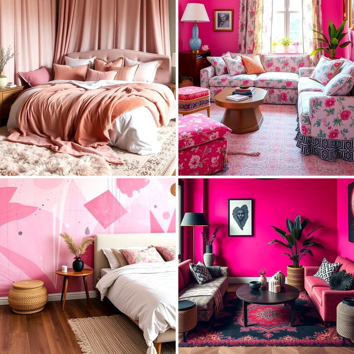 22 Pink Boho Bedroom Ideas: Eclectic & Free-Spirited Designs - Lost At ...