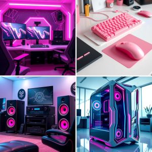 22 Pink Gaming Setup Ideas for a Vibrant Playful Space