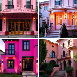 22 Pink House Exterior Ideas for Playful Curb Appeal