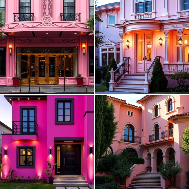 22 Pink House Exterior Ideas for Playful Curb Appeal