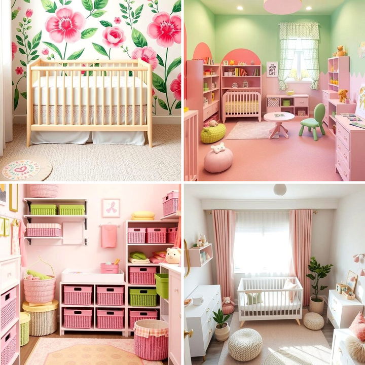 22 Pink and Green Nursery Ideas: Calming & Whimsical Spaces - Lost At E ...