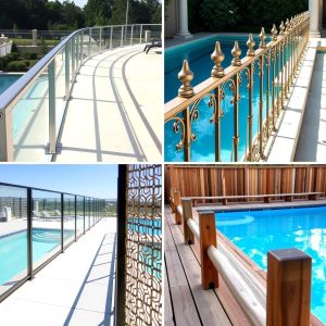 22 Pool Deck Railing Ideas Combining Safety and Style