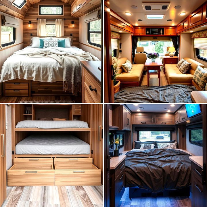 22 RV Bedroom Ideas for Compact, Cozy Living - Lost At E Minor