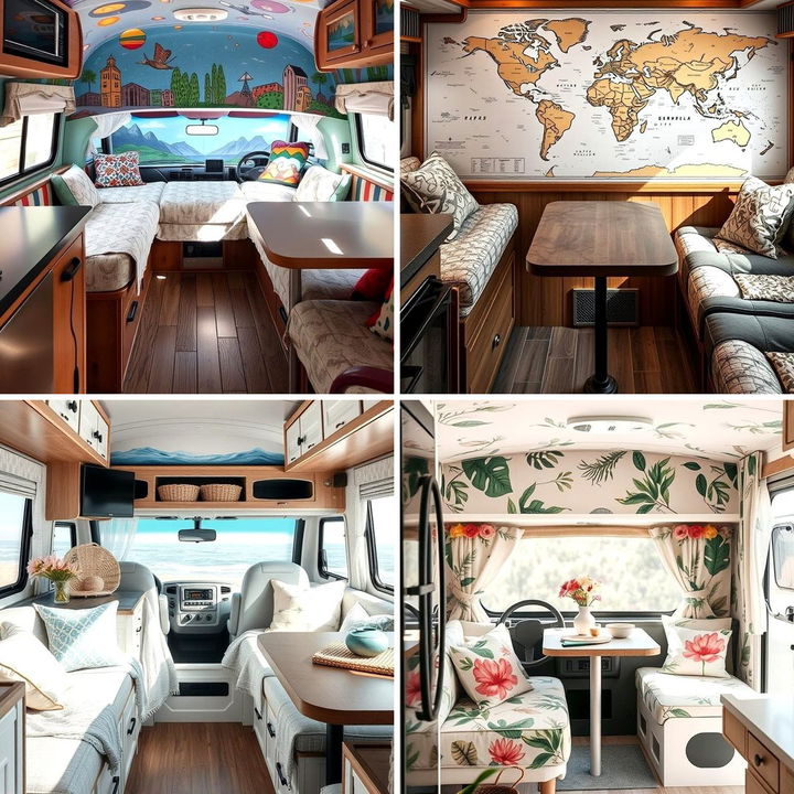 22 RV Wallpaper Ideas to Elevate Mobile Home Interiors - Lost At E Minor