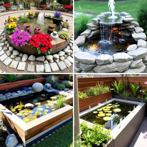 22 Raised Garden Pond Designs for Water Features