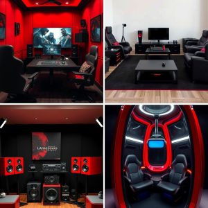 22 Red and Black Gaming Setup Ideas for Bold Gamers