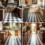 22 Retro Kitchens Showcasing Checkered Floor Designs