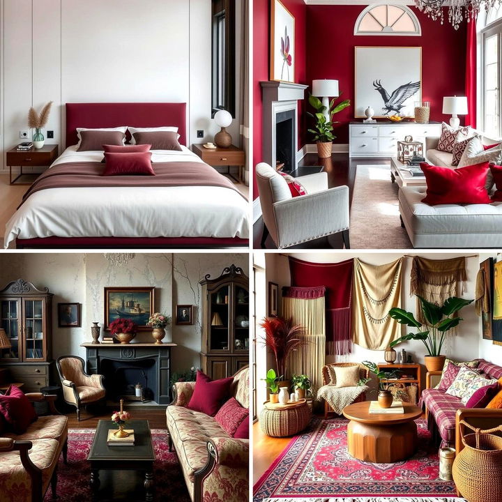 22 Rich Burgundy Bedroom Ideas for Bold & Moody Retreats - Lost At E Minor