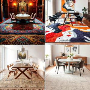 22 Rug Ideas to Transform Your Dining Room Flooring