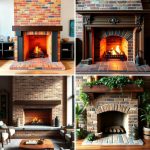 22 Rustic Brick Fireplace Ideas to Create a Cozy Focal Point