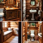 22 Rustic Log Cabin Bathroom Design Inspiration Ideas