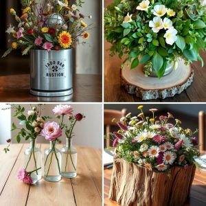 22 Rustic Wedding Centerpieces with Natural Charm