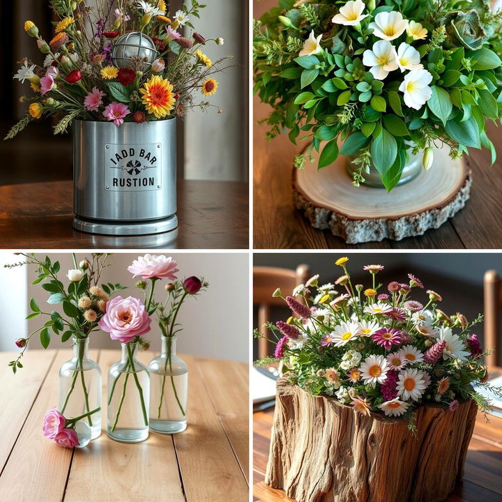 22 Rustic Wedding Centerpieces with Natural Charm