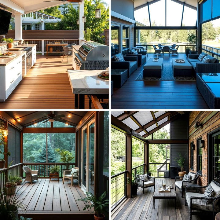 22 Screened-In Deck Ideas for Comfortable Outdoor Living - Lost At E Minor