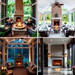 22 Screened Porch with Fireplace Ideas for Year-Round Use