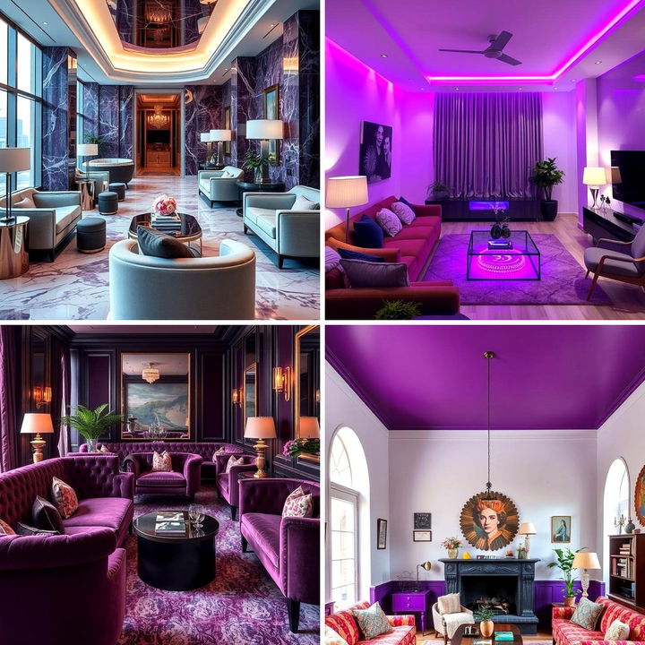 22 Serene Purple Living Room Ideas for a Cozy Ambiance - Lost At E Minor