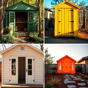 22 Shed Color Ideas to Boost Curb Appeal and Style