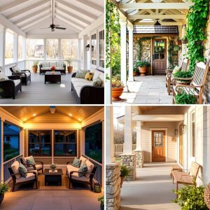 22 Shed Roof Porch Design Ideas to Enhance Outdoor Living