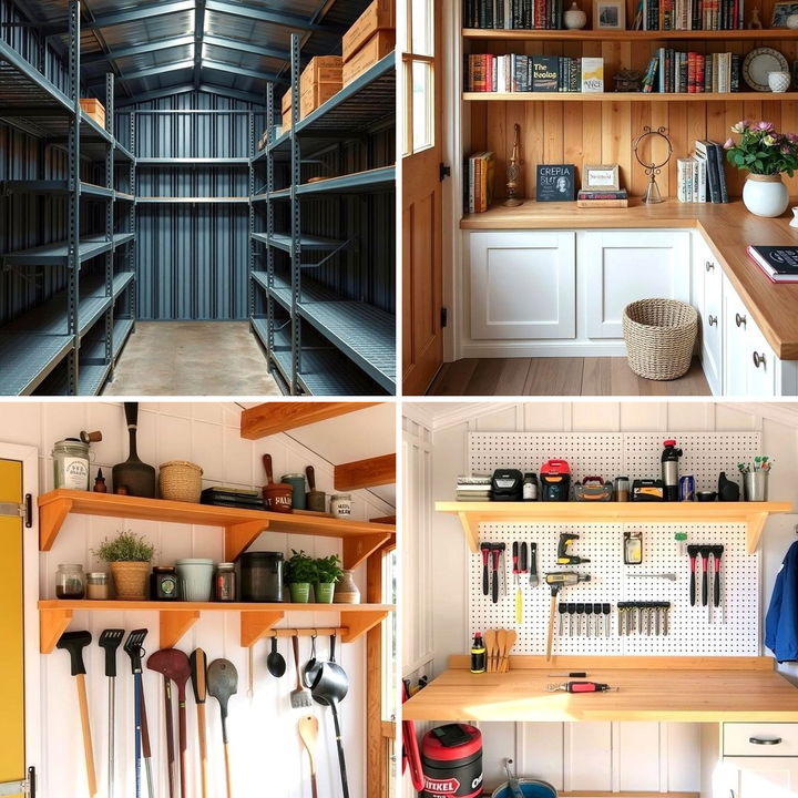 22 Shed Shelving Ideas for Optimal Storage and Organization - Lost At E ...