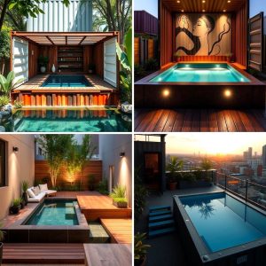 22 Shipping Container Pool Designs for Modern Backyards