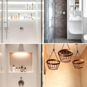 22 Shower Storage Ideas to Declutter Your Bathroom Space
