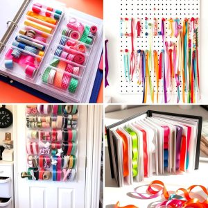 22 Smart Ribbon Storage Ideas for Craft Rooms and Offices