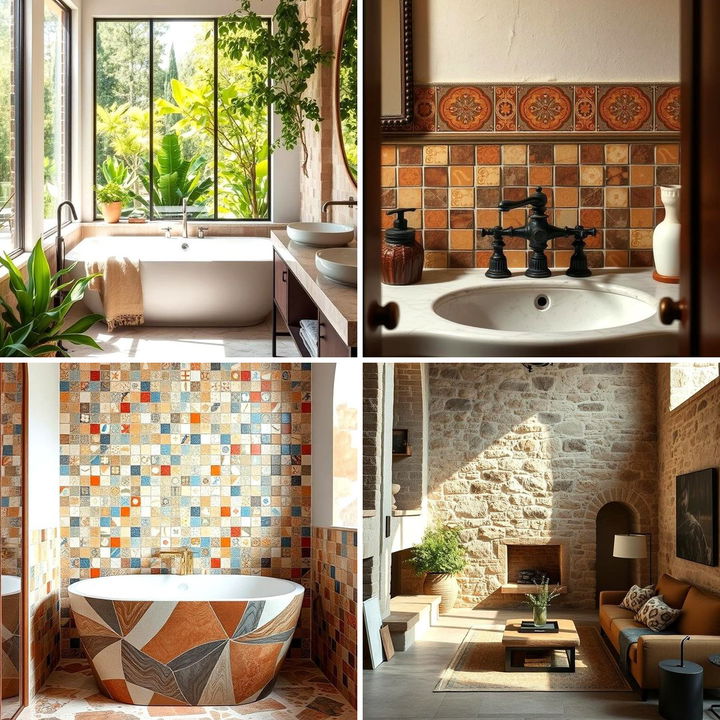 22 Spanish-Style Bathroom Designs for Rustic Luxury - Lost At E Minor