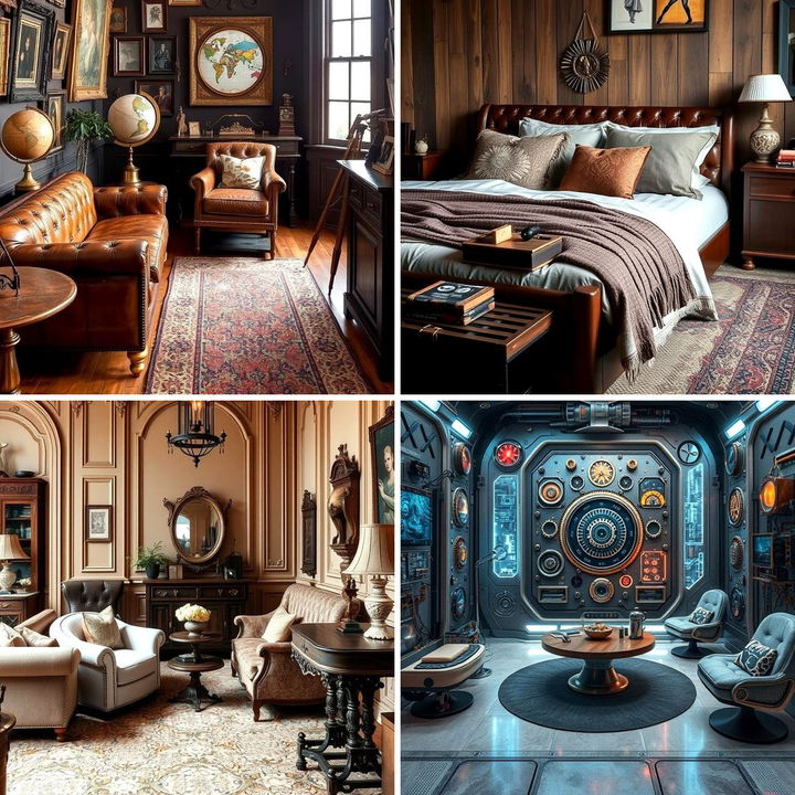 22 Steampunk Bedroom Ideas for Industrial Elegance - Lost At E Minor