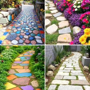22 Stepping Stone Walkway Ideas for Charming Paths