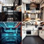 22 Striking Black Floor Kitchen Ideas for Bold Contrast