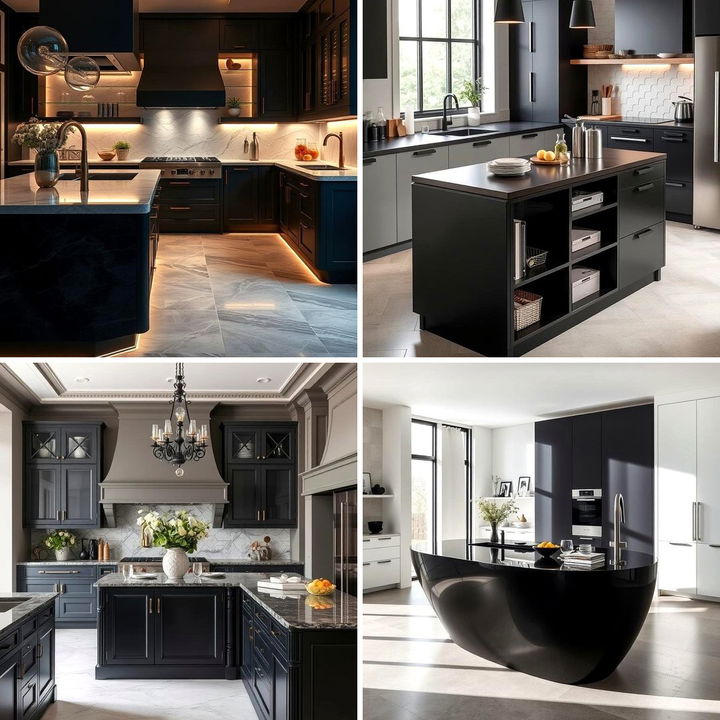 22 Striking Black Kitchen Island Ideas for Bold Centerpieces - Lost At ...